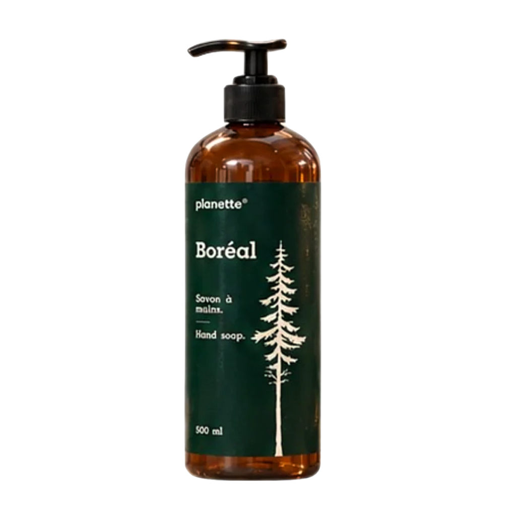 Planette savon mains Boreal huiles essentielles 500ml